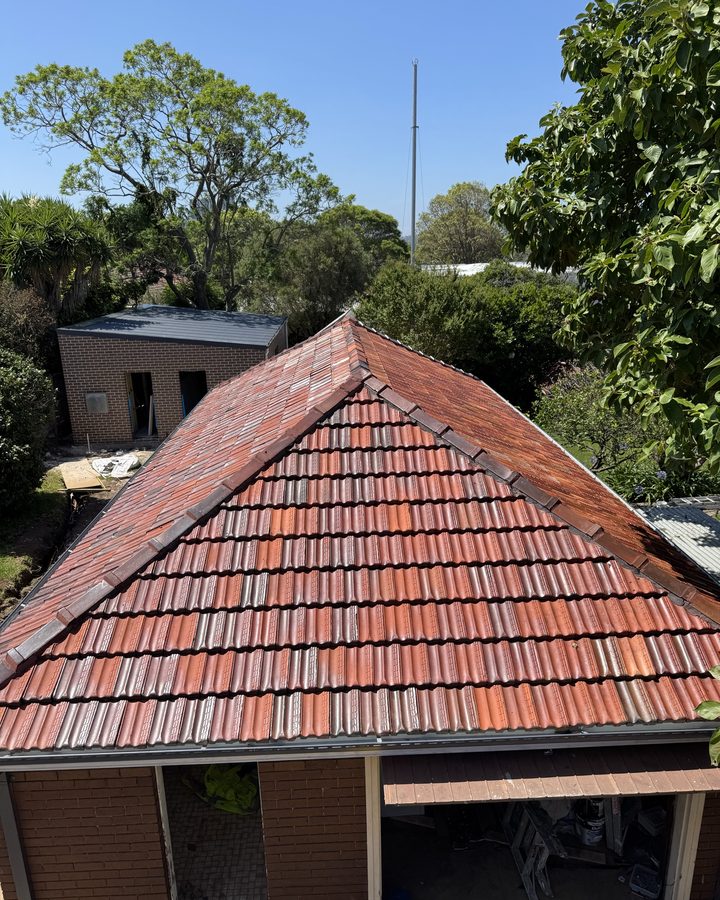 Roof clean in Concord by Pristine Pressure Clean